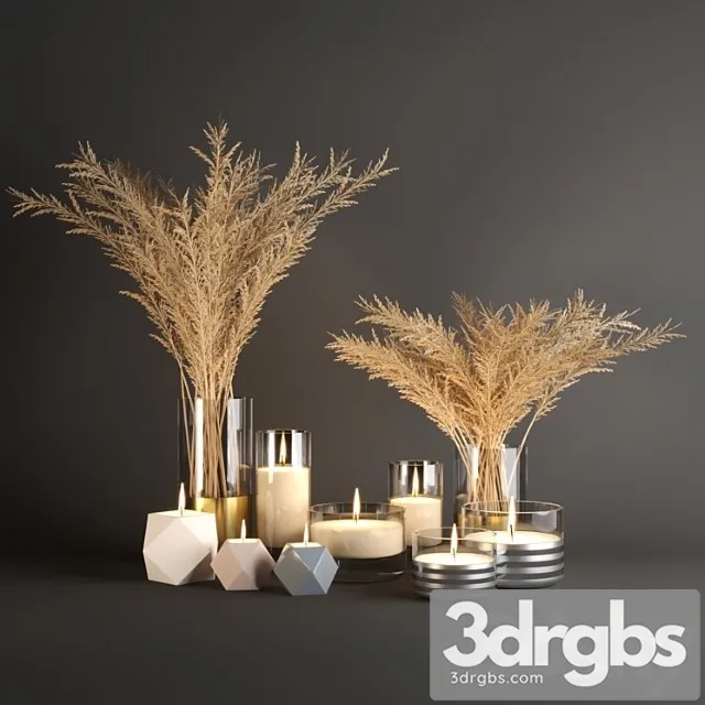 Decorative set Set745 3D Model Download Decorative set Set745 3D Model Download