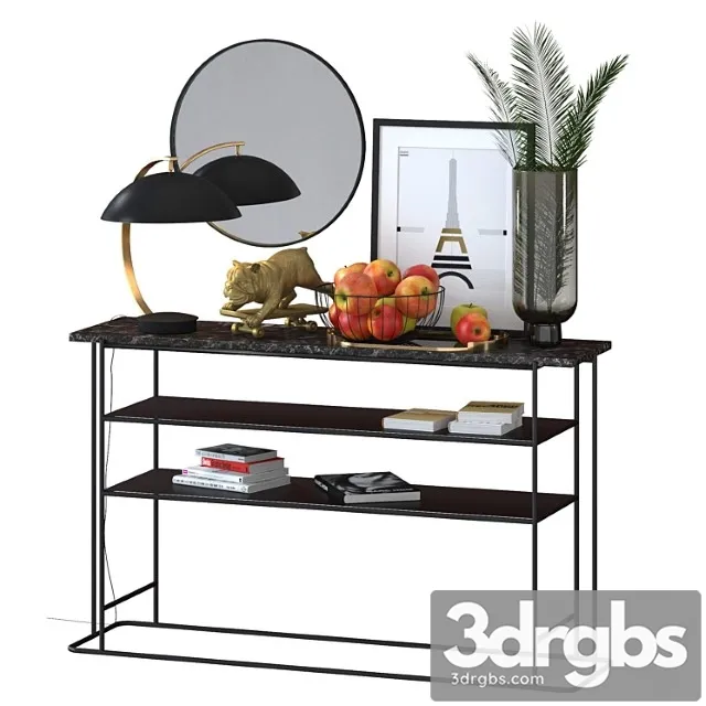 Decorative set Skating dog and the boconcept decor set 3D Model Download Decorative set Skating dog and the boconcept decor set 3D Model Download