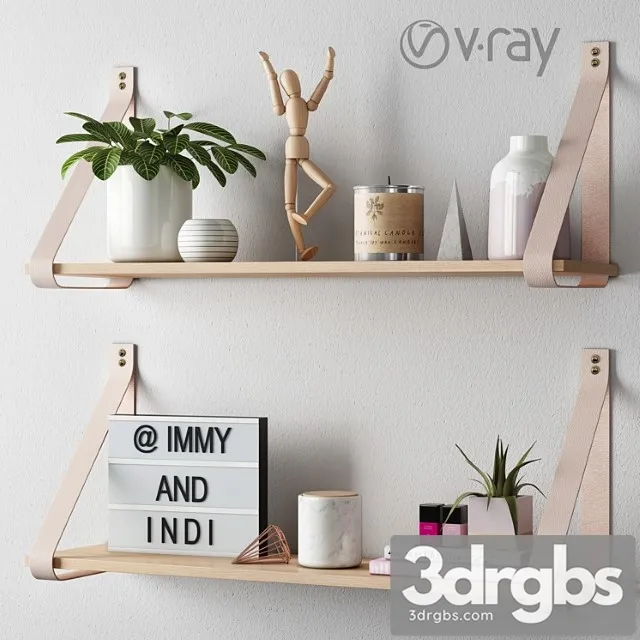 Decorative set Summertime decorative set 02 3D Model Download Decorative set Summertime decorative set 02 3D Model Download