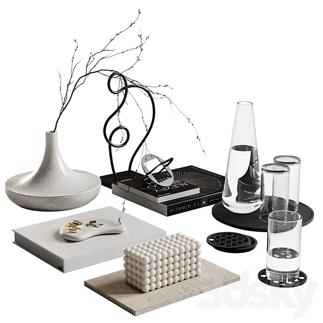 Decorative set Tondo 3D Model Decorative set Tondo 3D Model