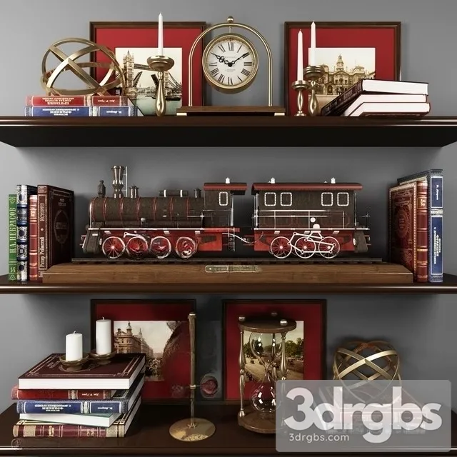 Decorative Set Train 3D Model Download Decorative Set Train 3D Model Download