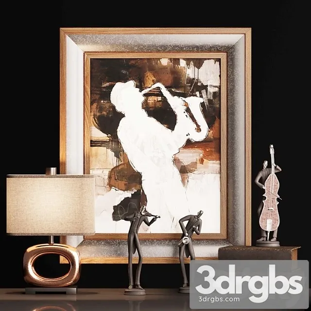 Decorative set Uttermost decor set_3 3D Model Download Decorative set Uttermost decor set_3 3D Model Download