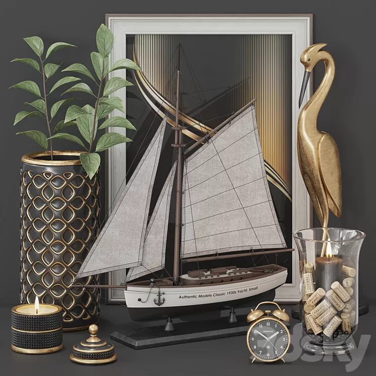 Decorative set (v2) 3D Model