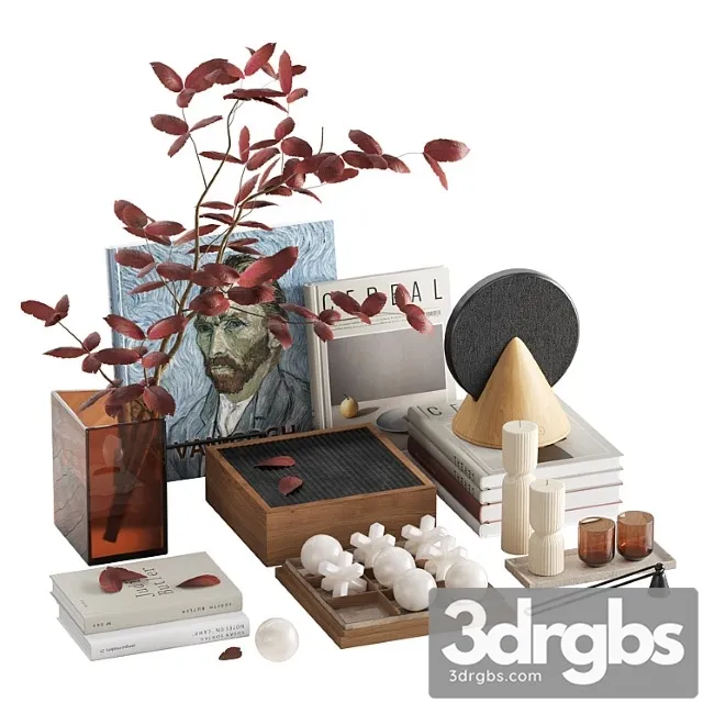 Decorative Set Van Gogh 3D Model Download Decorative Set Van Gogh 3D Model Download