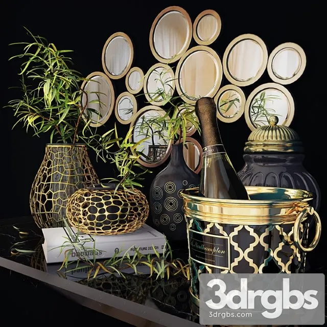 Decorative Set Vediorko For Ice Set Ice Bucket 5 3D Model Download Decorative Set Vediorko For Ice Set Ice Bucket 5 3D Model Download