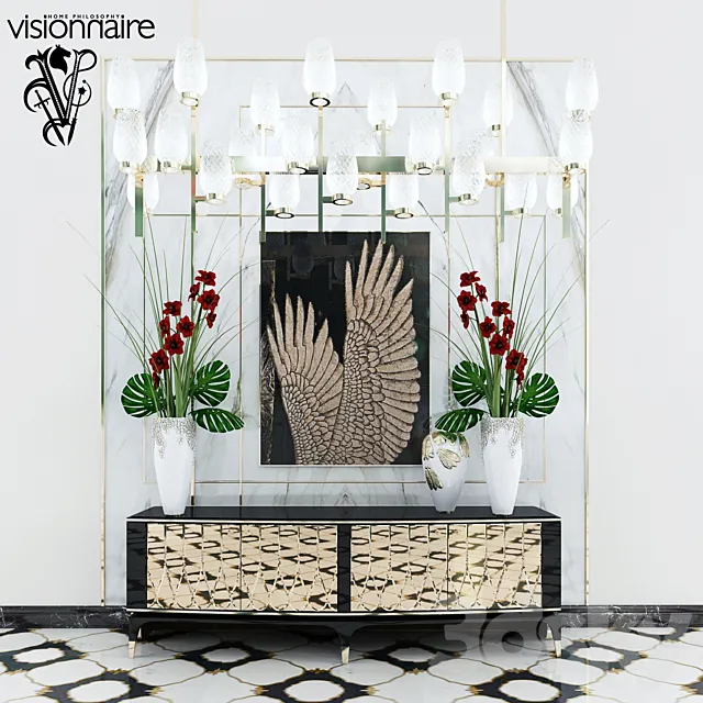 Decorative set Visionnaire 3DModel Decorative set Visionnaire 3DModel