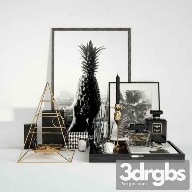 Decorative Set Vol 02 3D Model Download Decorative Set Vol 02 3D Model Download