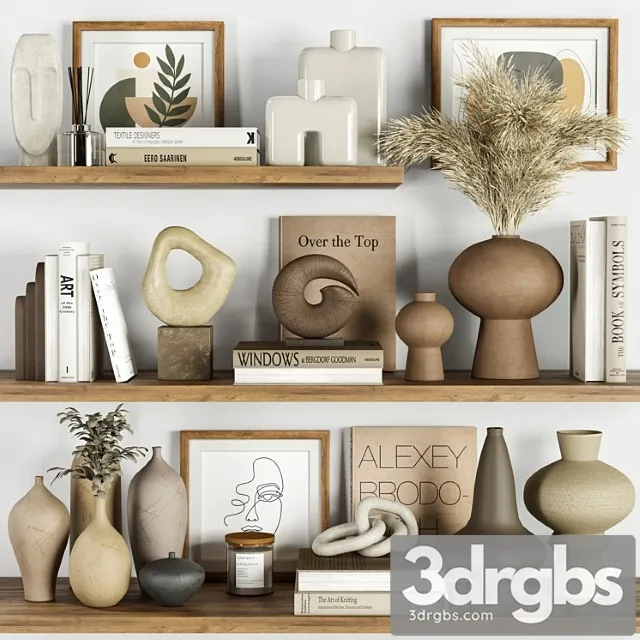 Decorative Set Vol007 3D Model Download Decorative Set Vol007 3D Model Download