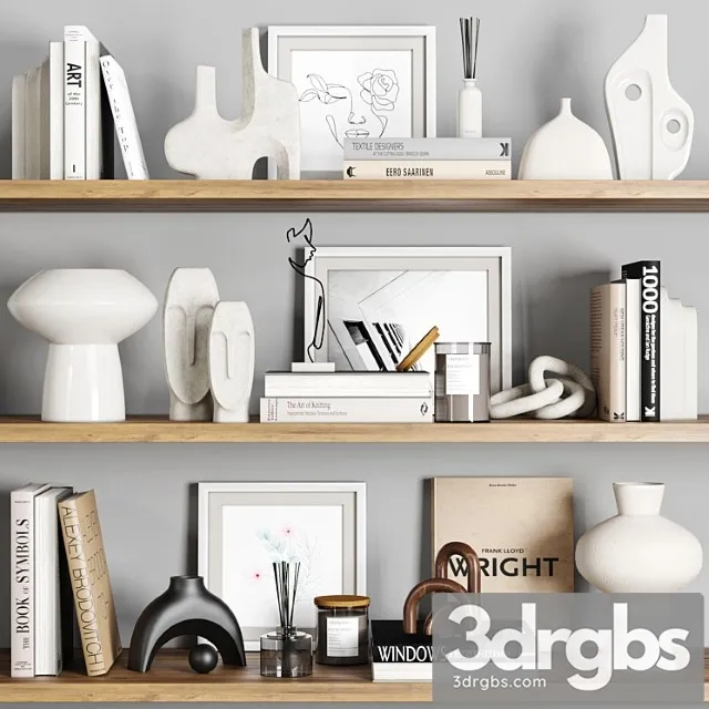 decorative set Vol013 3D Model Download decorative set Vol013 3D Model Download