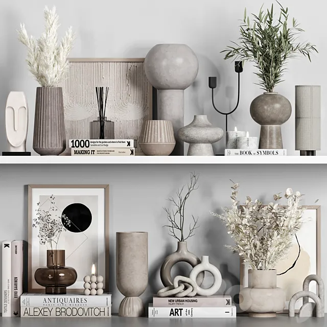 decorative set Vol034 3D Model