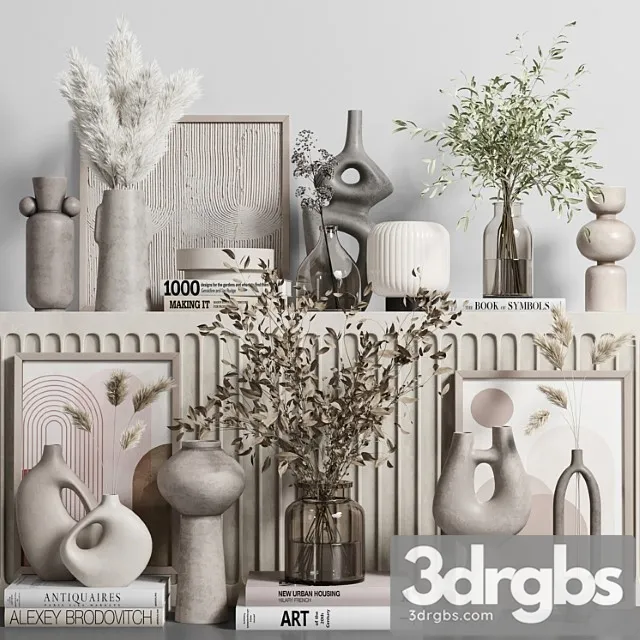 Decorative Set Vol045 3D Model Download Decorative Set Vol045 3D Model Download