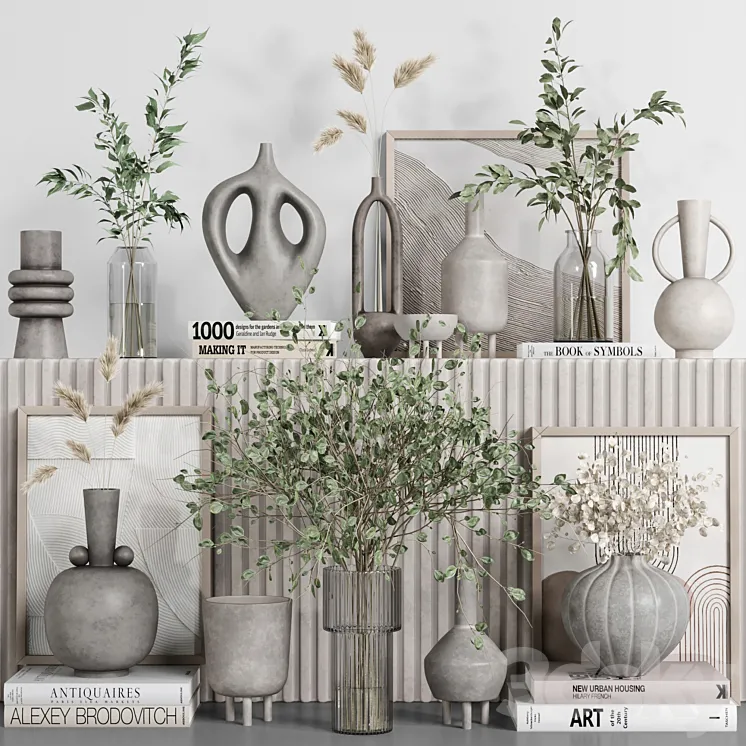 decorative set Vol046 3D Model Free Download decorative set Vol046 3D Model Free Download