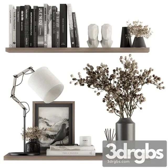 Decorative Set With Bouquet Set 72 3D Model Download Decorative Set With Bouquet Set 72 3D Model Download