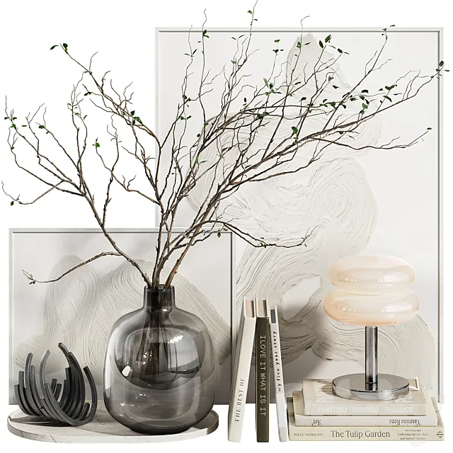 Decorative set with branches ch9 3D Model Decorative set with branches ch9 3D Model
