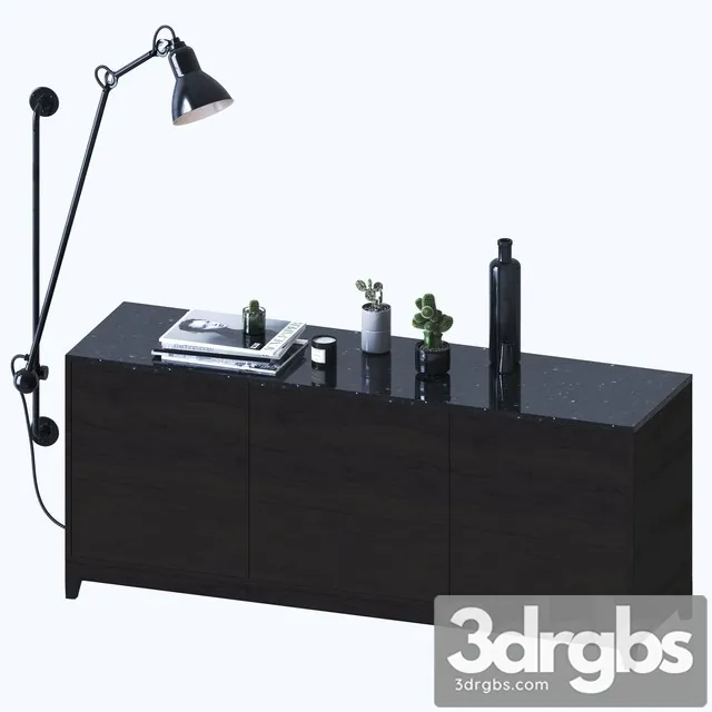 Decorative Set with Cactuses 3D Model Download Decorative Set with Cactuses 3D Model Download