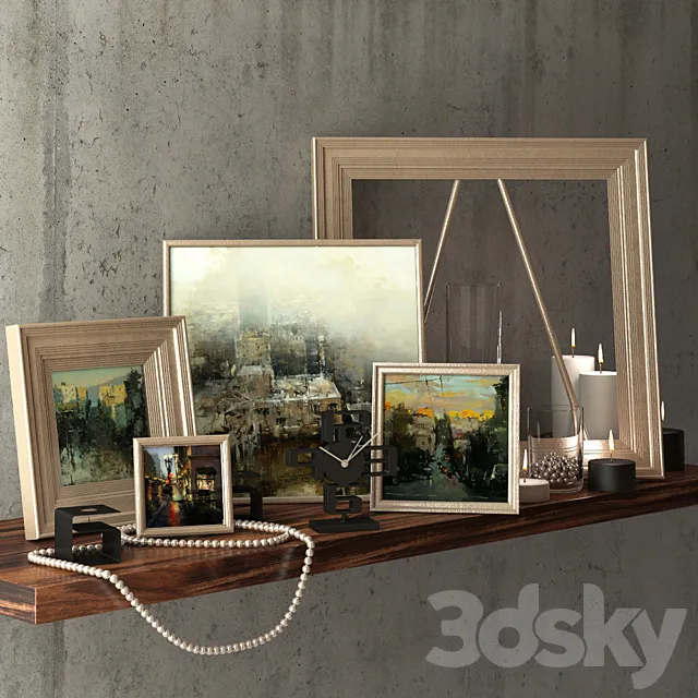 Decorative set with pictures Hsin-Yao Tseng _ decorative set with Hsin-Yao Tseng pictures 3D Model Decorative set with pictures Hsin-Yao Tseng _ decorative set with Hsin-Yao Tseng pictures 3D Model