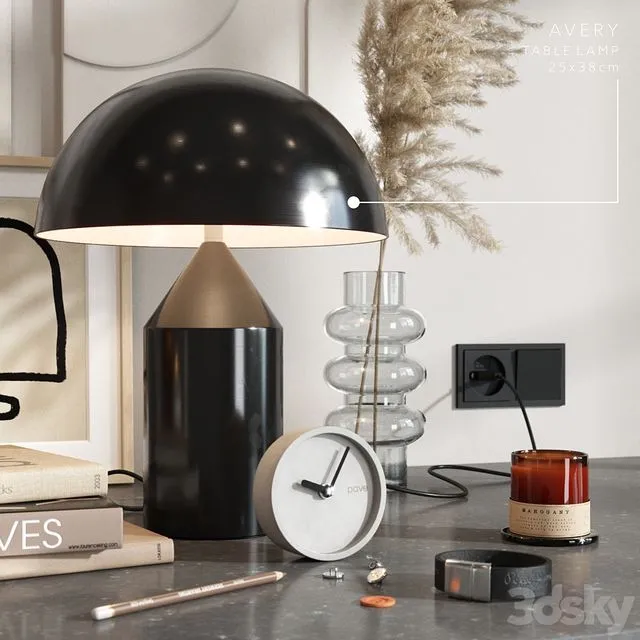 Decorative set with plaster panels 3D Model Decorative set with plaster panels 3D Model