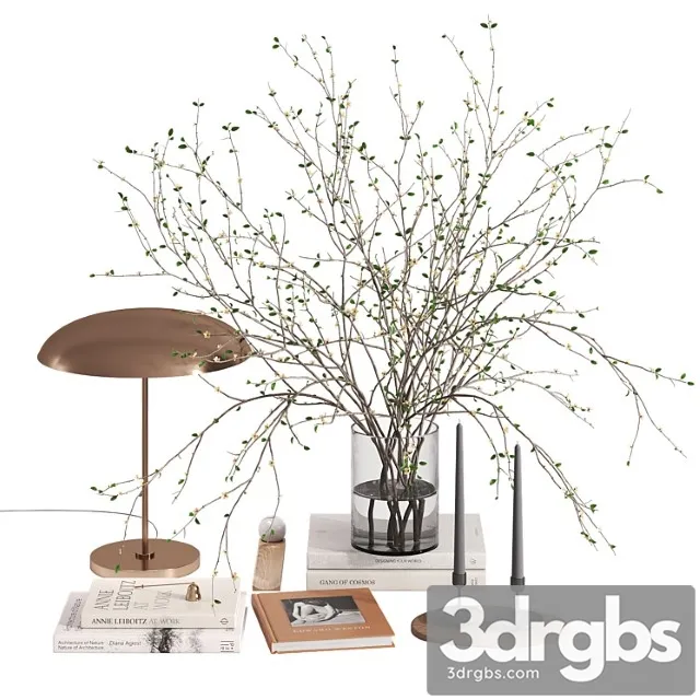 Decorative Set With Solstice Ore Table Lamp 3D Model Download Decorative Set With Solstice Ore Table Lamp 3D Model Download