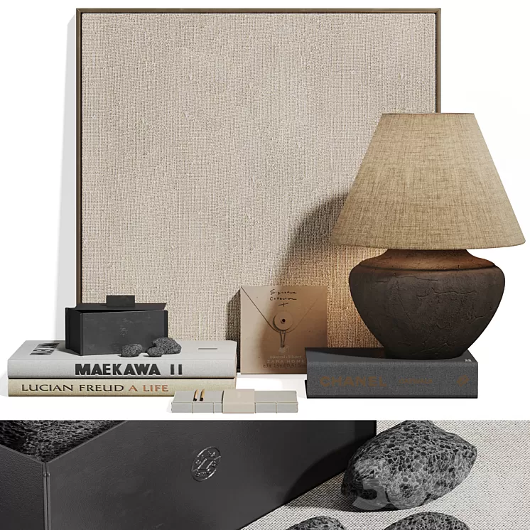 Decorative set Zara Home 3D Model Free Download Decorative set Zara Home 3D Model Free Download