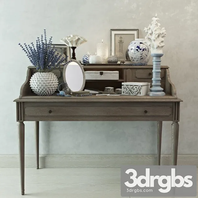 Decorative Set Zara Home Console Table 3D Model 3D Model Download Decorative Set Zara Home Console Table 3D Model 3D Model Download