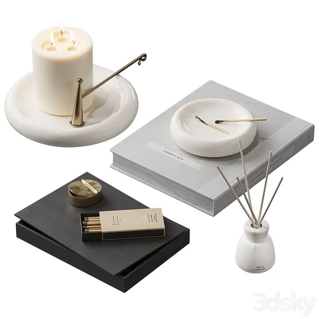 Decorative set ZARA HOME NG14 3D Model Decorative set ZARA HOME NG14 3D Model