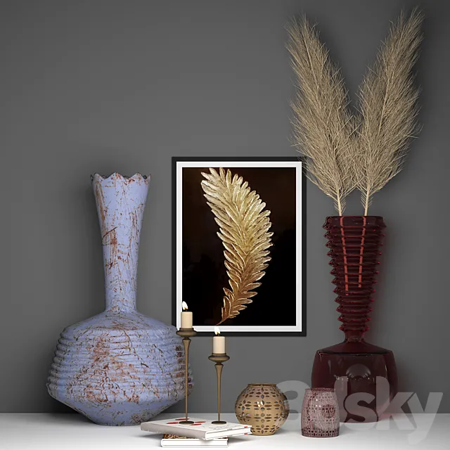 decorative set01 3DModel