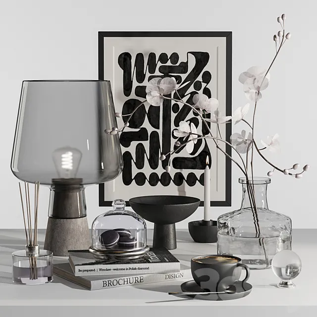 Decorative set011 3DModel