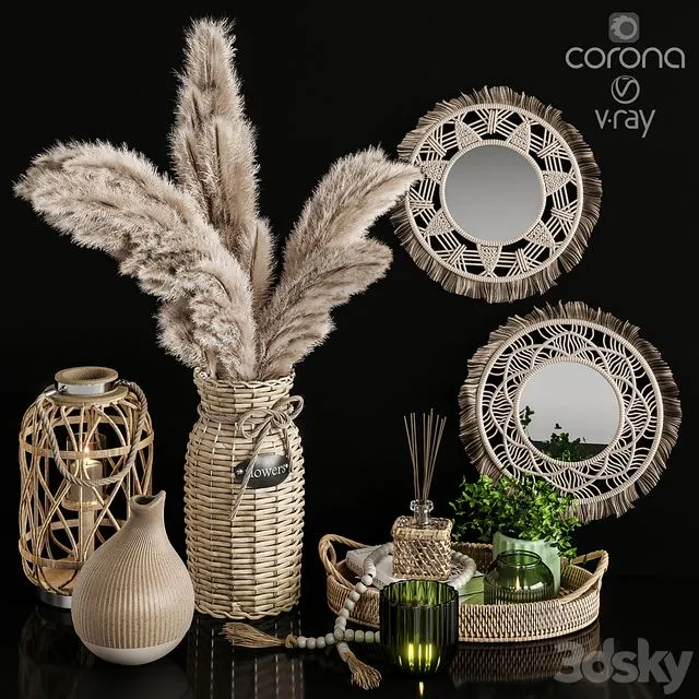 DECORATIVE SET02 3D Model