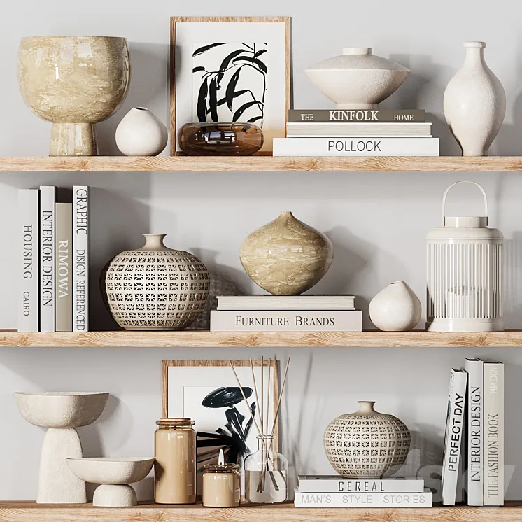 decorative set025 3D Model Free Download