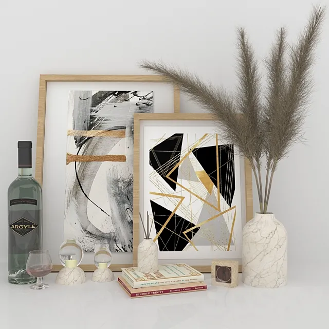 Decorative set03 3DModel Decorative set03 3DModel