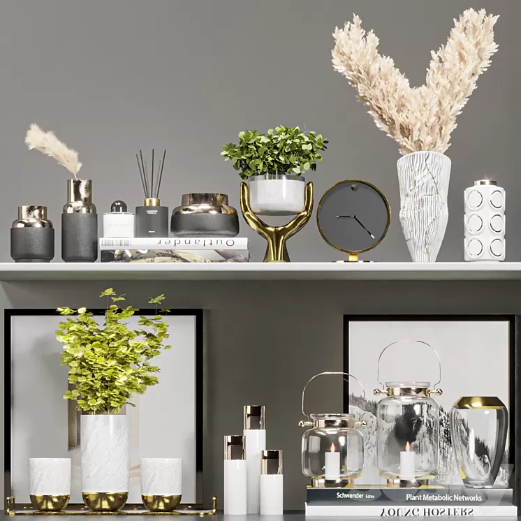 Decorative Set04 3D Model