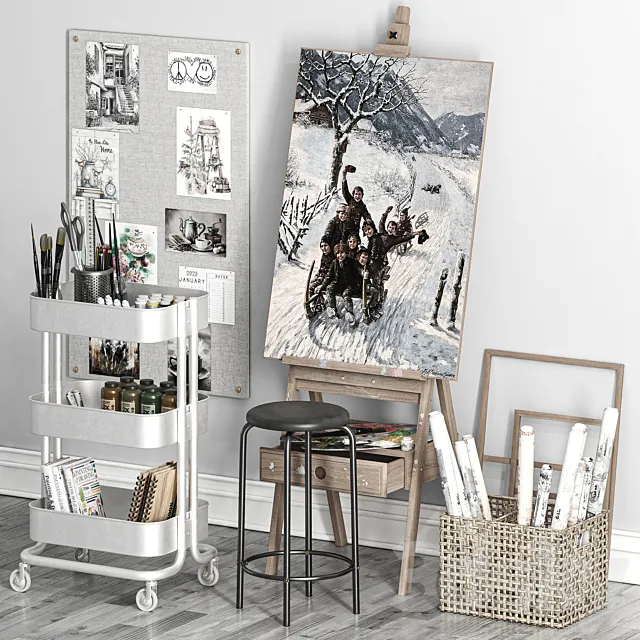 decorative set06 3D Model