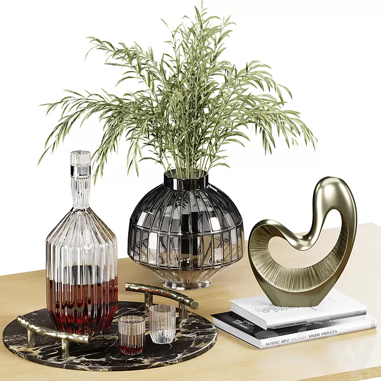 decorative set10 3D Model Free Download