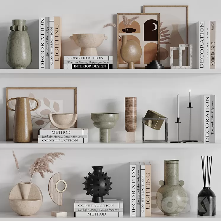 Decorative set13 3D Model Free Download