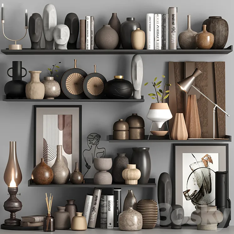 decorative set20 3D Model Free Download decorative set20 3D Model Free Download