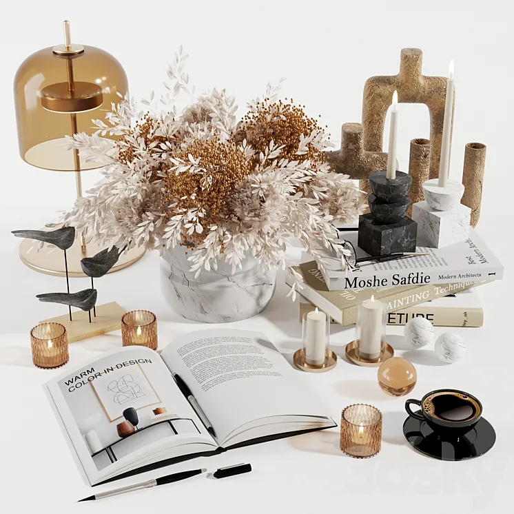 decorative set3 3D Model Free Download