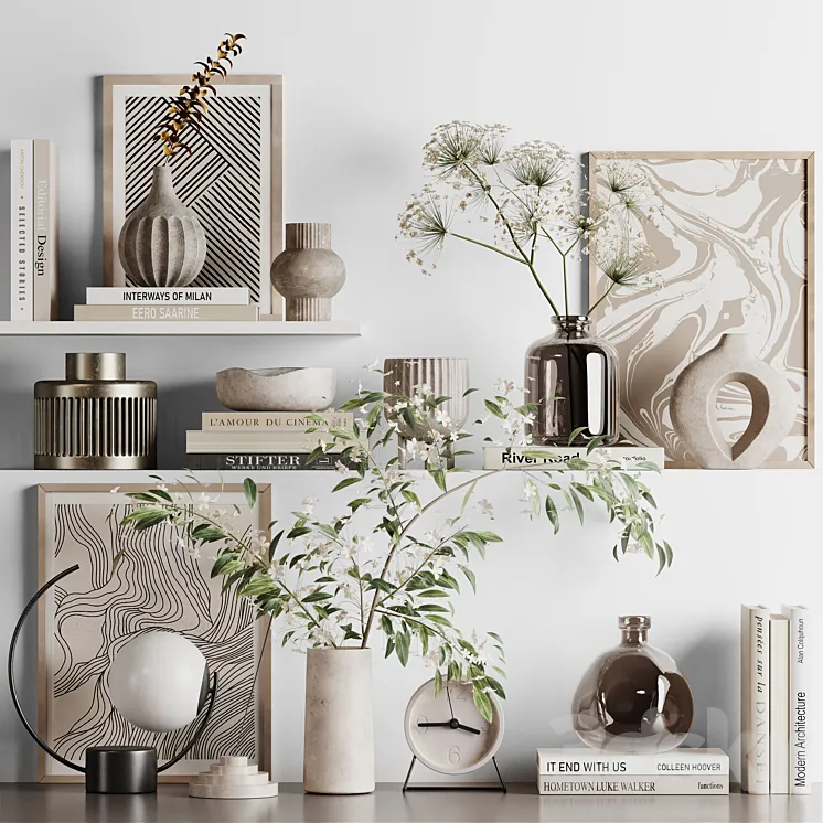 Decorative Set36 3D Model Free Download Decorative Set36 3D Model Free Download