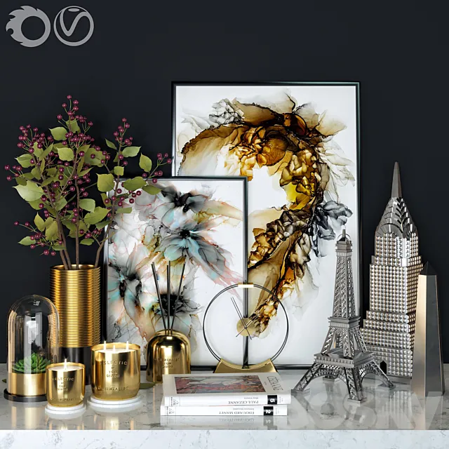 Decorative- set4 3DModel