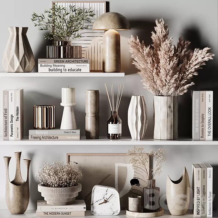 decorative set43 3D Model Free Download