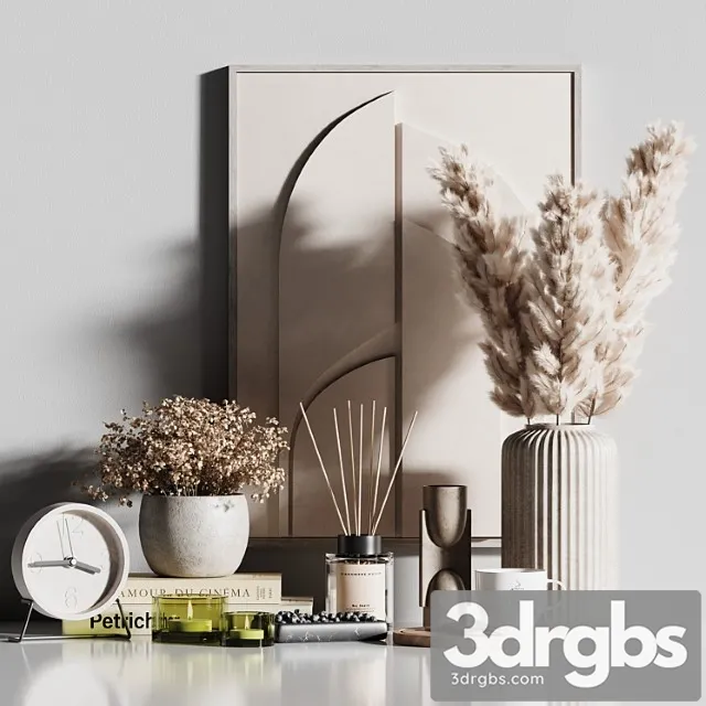 Decorative Set44 3D Model Download Decorative Set44 3D Model Download