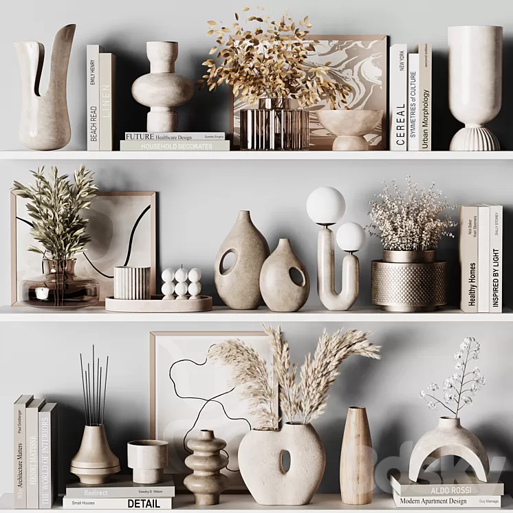 decorative set49 3D Model Free Download