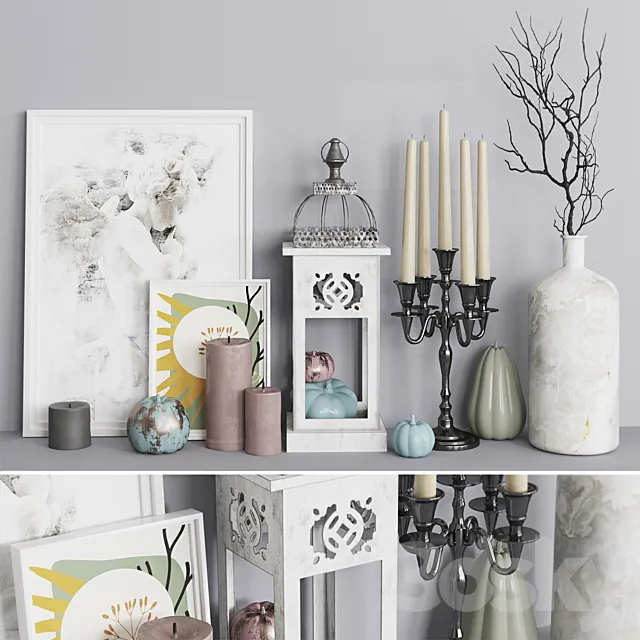 Decorative set_01 3DModel