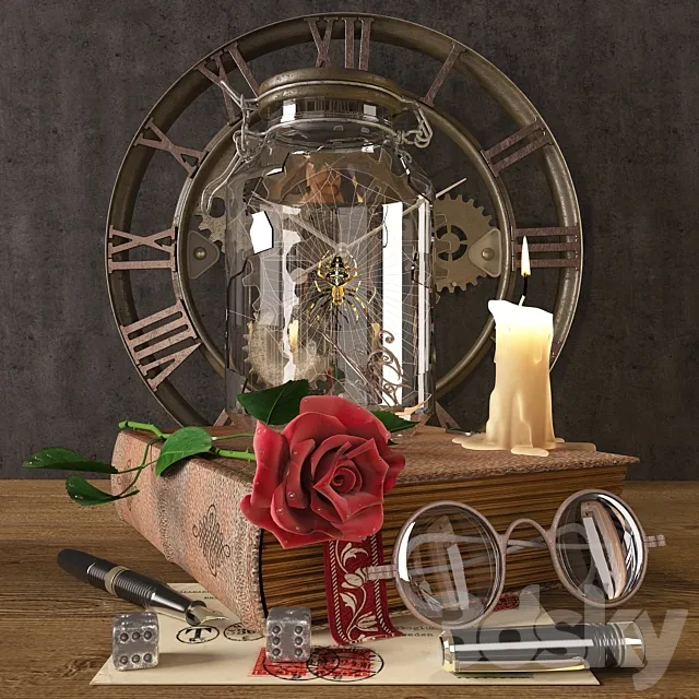 Decorative set_02 3DModel