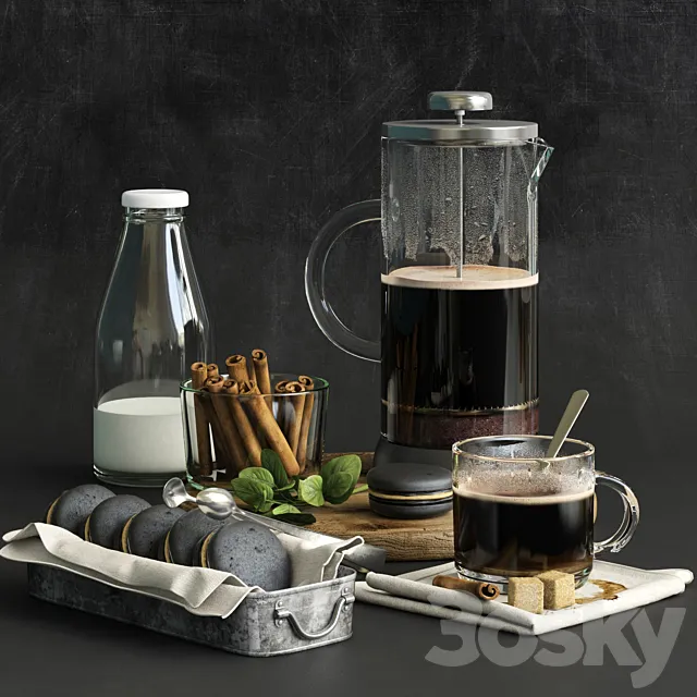 decorative set_04 3DModel