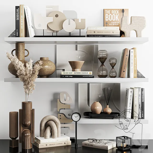 Decorative set_07 3DModel