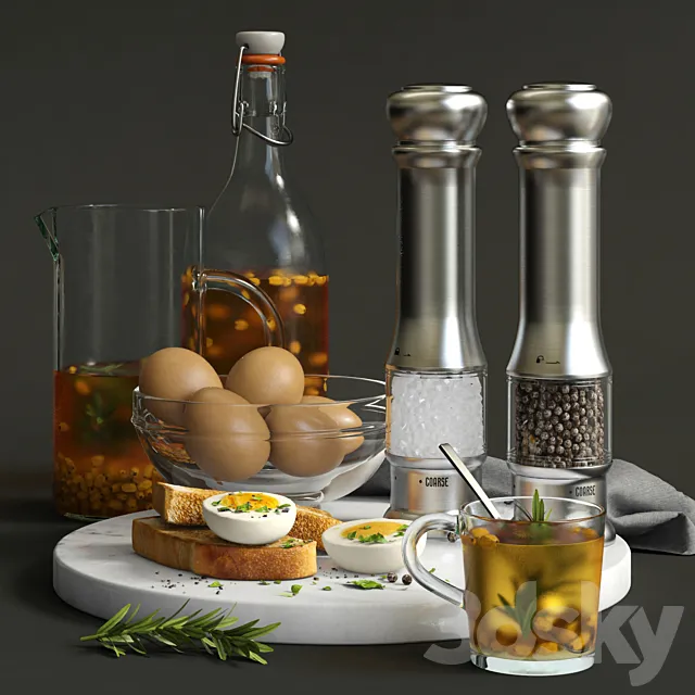 decorative set_08 3DModel