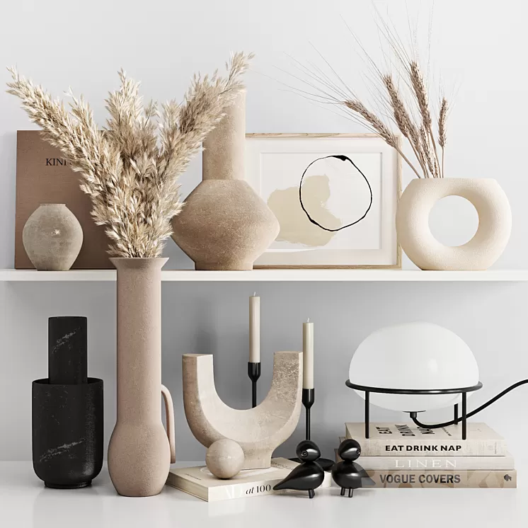 Decorative set_09 3D Model