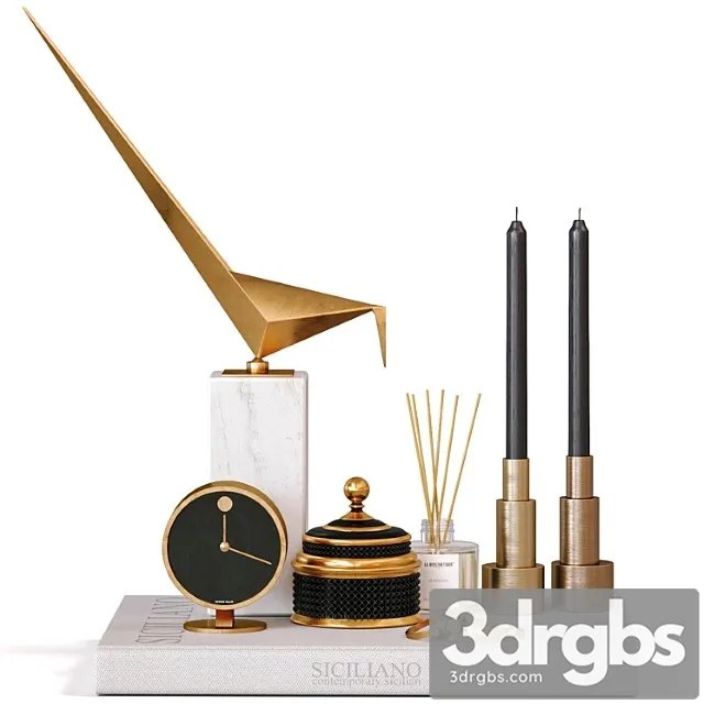 Decorative set_1 2 2 3D Model Download Decorative set_1 2 2 3D Model Download