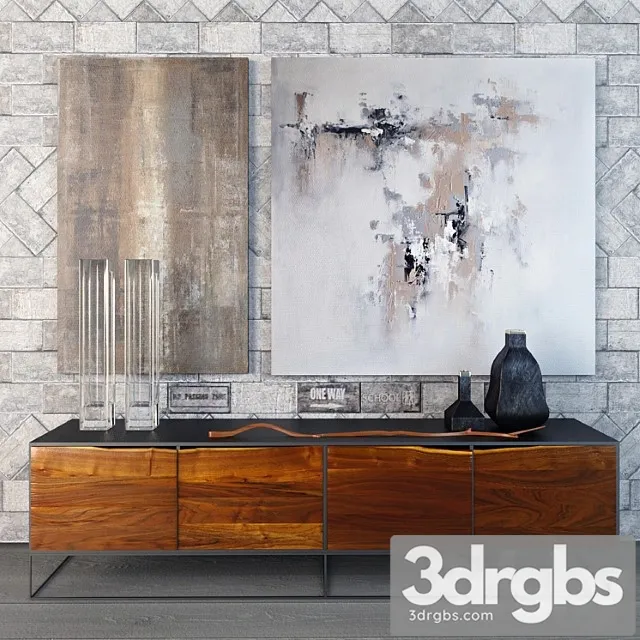 Decorative set_1 3D Model Download Decorative set_1 3D Model Download