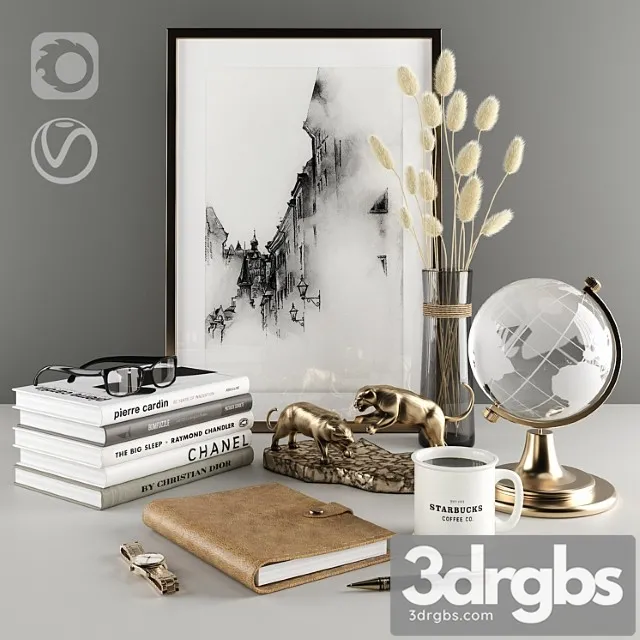 Decorative set_1_123 3D Model Download Decorative set_1_123 3D Model Download